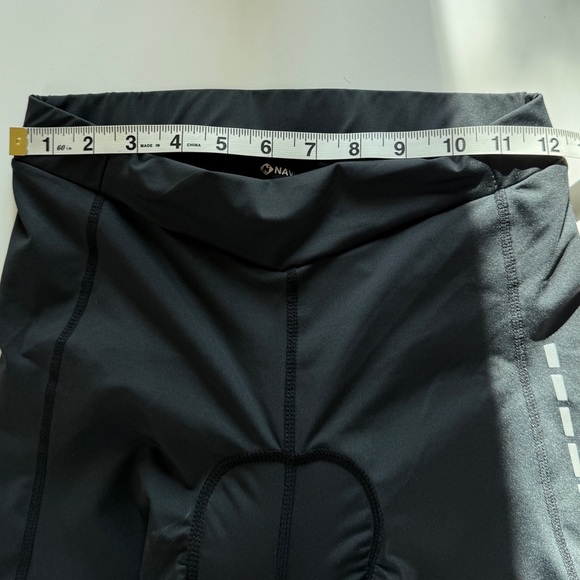 Naviskin Padded Cycling Bike Capris Black Stretch Legging Short Women’s Medium - Picture 11 of 12